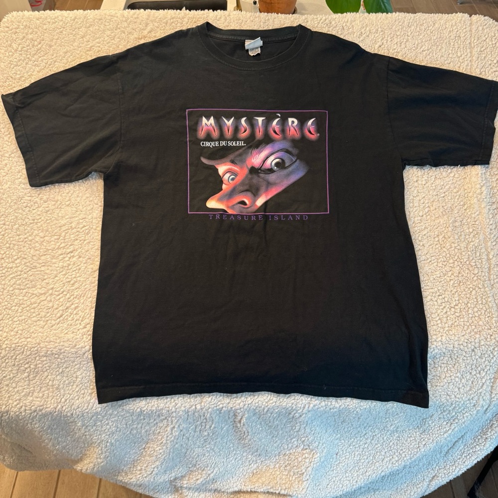Mystère Black T-Shirt Size XL